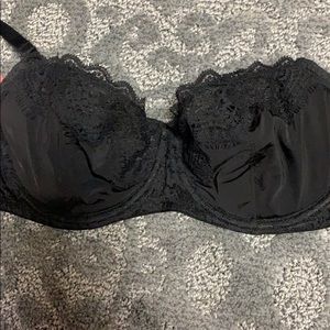 victoria secret black lace bro